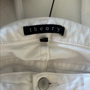 Theory Classic White Denim